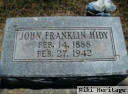 John Franklin Hidy