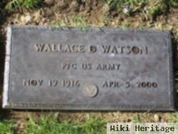 Pfc Wallace D. Watson