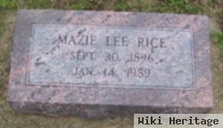 Mazie Lee Rice