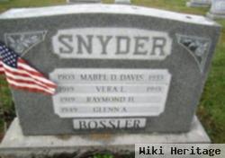 Mabel D Snyder Davis