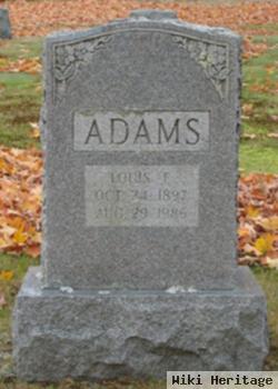 Louis F Adams