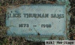 Alice Thurman Sams