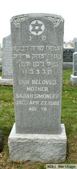 Sarah Ringold Simonoff