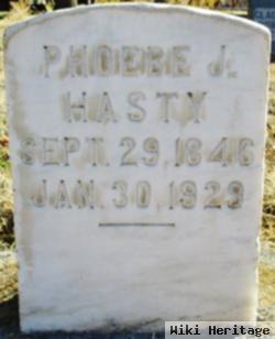 Phoebe Jane "jane" Dawson Hasty