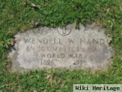 Sgt Wendell W. Hand