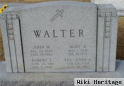 Rev John Henry Walter, Jr