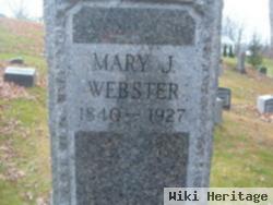 Mary J Mcconnell Webster