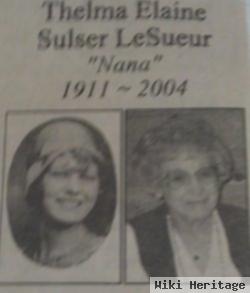 Thelma Elaine Sulser Lesueur