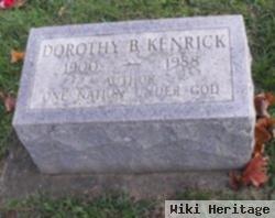 Dorothy B Kenrick