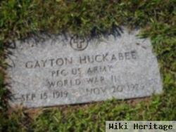 Pfc Gayton Huckabee