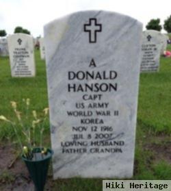 A Donald Hanson