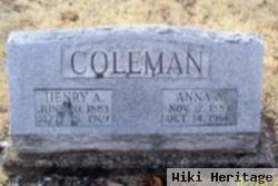 Anna A. Perkins Coleman