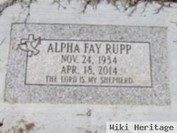 Alpha Fay Rupp