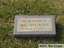 Infant Daughter Nunn