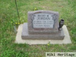 Becky M. Jordan