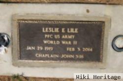 Leslie E. Lile