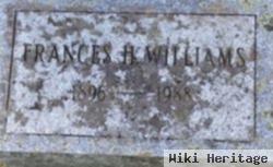 Frances Millicent Humphrey Williams