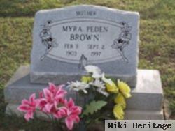 Myra Peden Brown