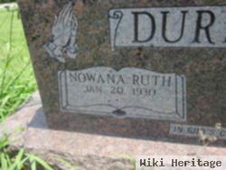 Nowana Ruth Middleton Durrett