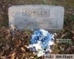 Lucretia "lue" Wells Fowler