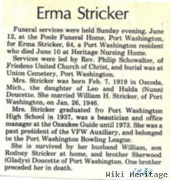 Erma Doucette Stricker