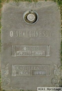 John M O'shaughnessy