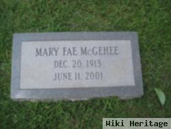 Mary Fae Mcgehee