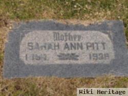 Sarah Ann Davis Pitt