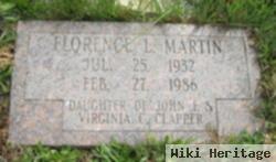 Florence L Clapper Martin