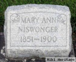 Mary Ann Dunn Niswonger