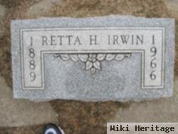 Retta H Irwin