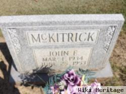 John E Mckitrick