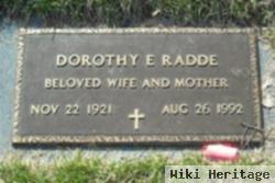 Dorothy E Radde