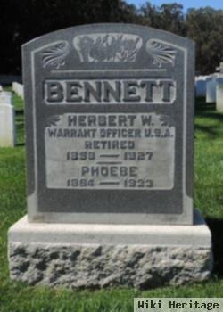 Wo Herbert W Bennett