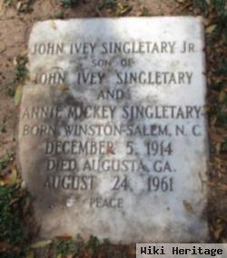 John Ivey Singletary, Jr