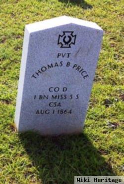 Pvt Thomas B Price