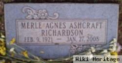 Merle Agnes Ashcraft Richardson