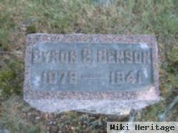 Byron Gordon Benson