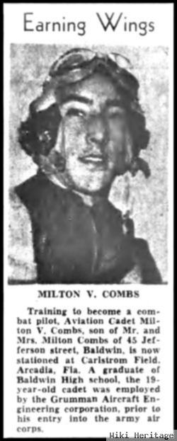 Milton V Combs