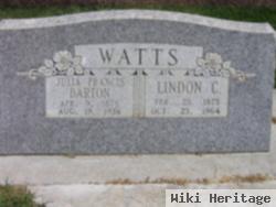 Lindon Cheatwood Watts