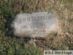 Harold D. Duppstadt