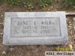 Janet L. Vanzoest Wiers