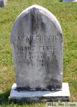 Sarah Crouse Feese