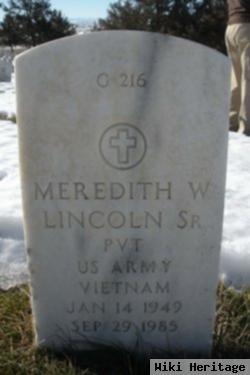 Meredith Wilson Lincoln, Sr