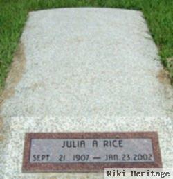 Julia Anne Vaughn Scrivner Rice