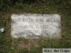 Mrs Ruth Mae Miles