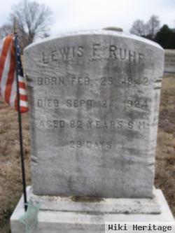 Pvt Lewis F Ruhf