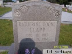 Mary Katherine Boone Clapp