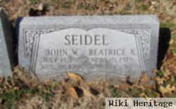 Beatrice K Seidel