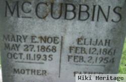 Mary E. Noe Mccubbins